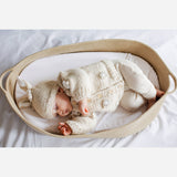 039 ($77) Flower Cardigan Sweater Natural - 12-18M