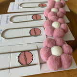 000 ($10) Forget BKnot - Felted Flower Bookmarks