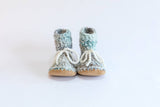 000 ($55-$58) Huddy Buddies - Wool Booties - Sea Glass
