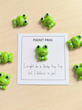 000 ($7) Pocket Frog Encouragement Card with Mini Figurine