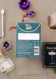 Seed Packet - Edible Flowers with cocktail recipe (Charm)
