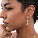 016 ($35) Elegant Leaf Earrings