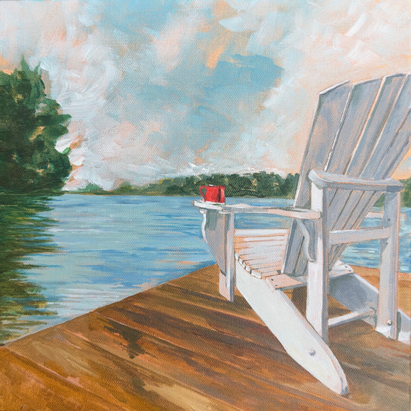 000 ($300) Jackie Ranahan - Artwork - 'At The Cottage'
