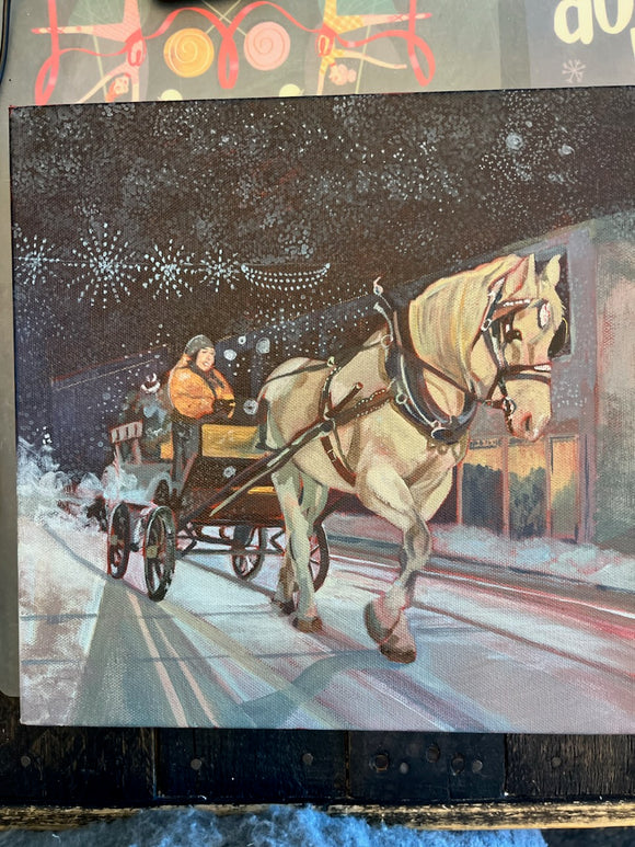 000 ($175) Jackie Ranahan - Artwork - Horse Carriage