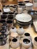 035 ($55) Pottery - Tumbler - Aged Iron