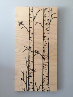 000 ($60) Birch Art 10x20