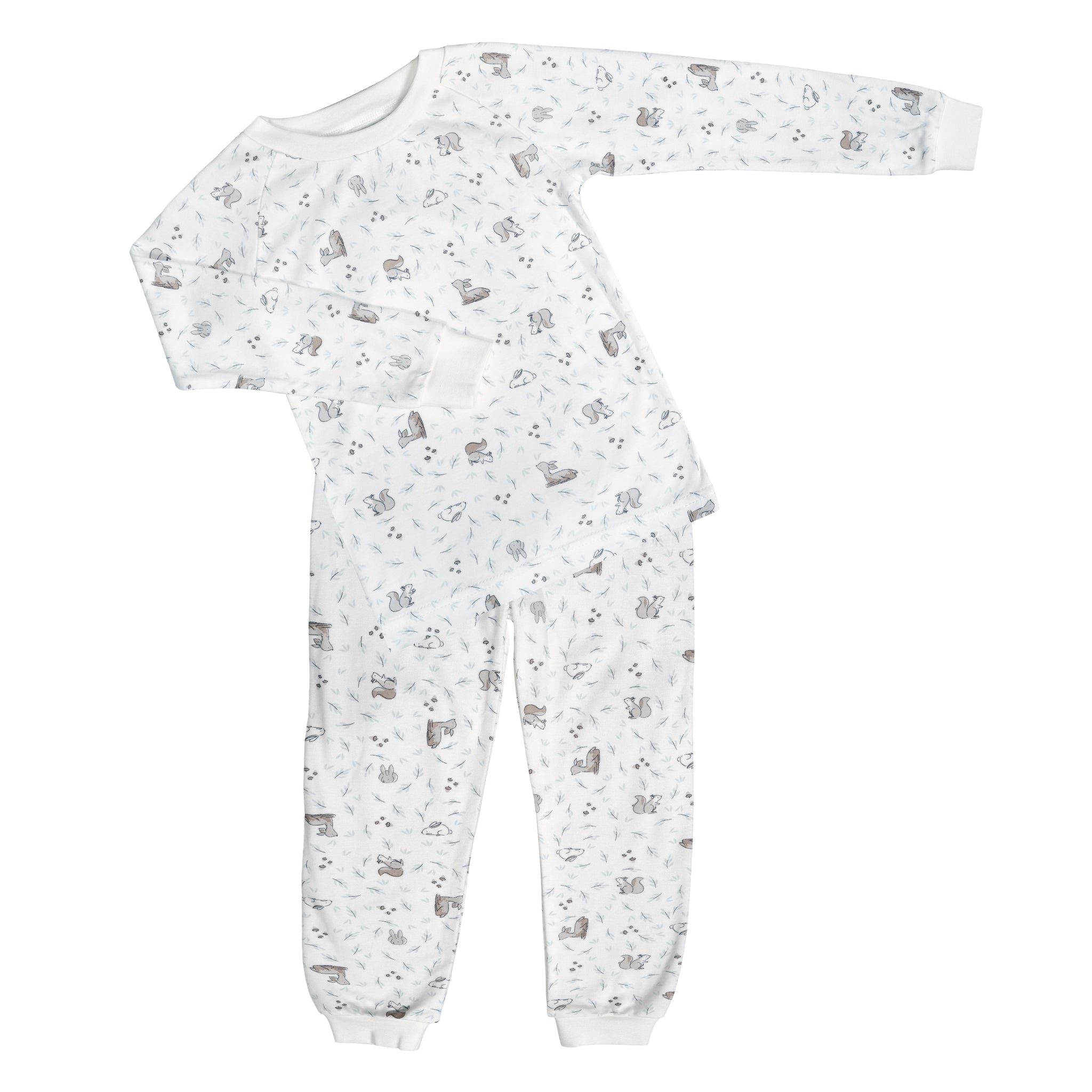 084 36 Bamboo 2 Piece Pyjamas Fawns 4T