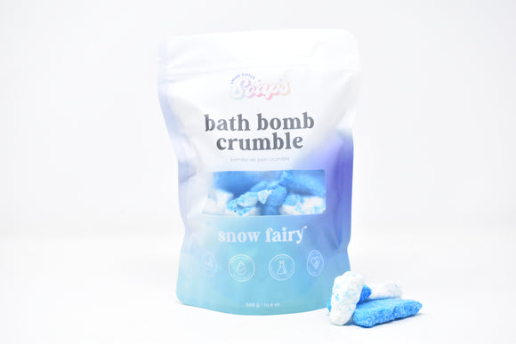 078 ($15) Bath Bomb Crumble - Snow Fairy