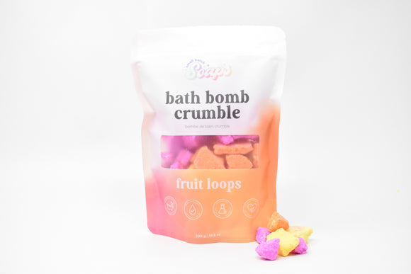 078 ($15) Bath Bomb Crumble - Fruit Loops