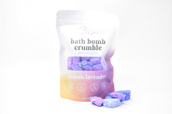 078 ($15) Bath Bomb Crumble - Lemon Lavender