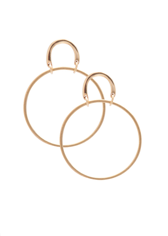 025 ($63) Henny Earrings Gold - Small