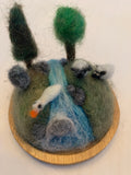 239 ($80) Felted Zenscapes