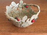 112 ($62) Bowl - Berry Bowls with Handles - Strawberry