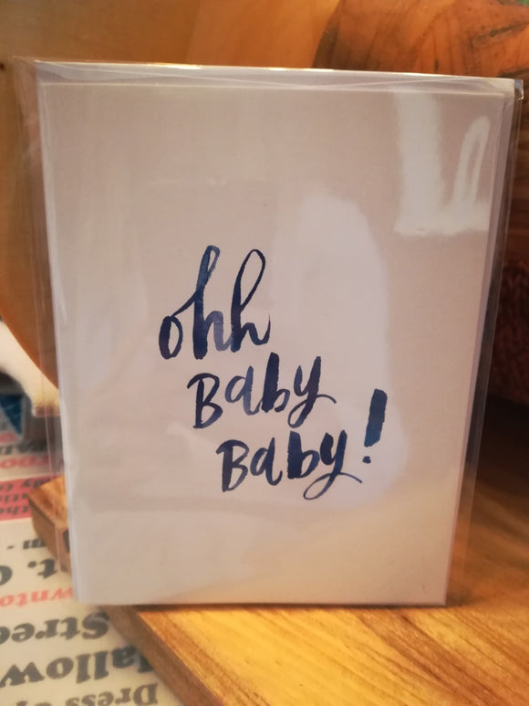 134 ($6) Ohh Baby Baby (Blue) - Card