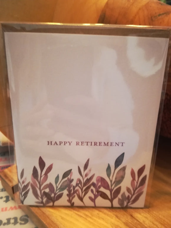 134 ($6) Happy Retirement - Card