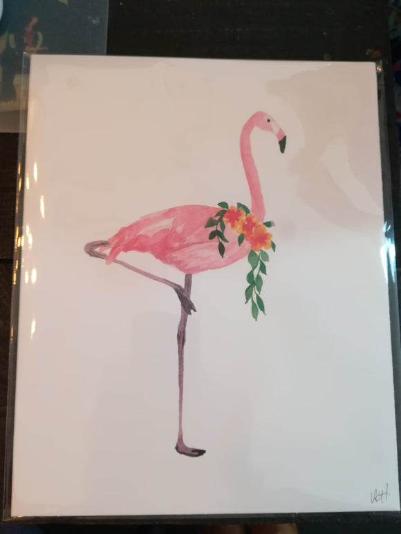 134 ($20) Flamingo - Print