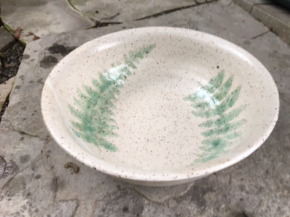 112 ($72) Bowl - Fern Leaf