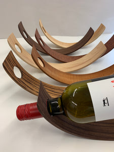 000 ($35-$40) Fine Finish - Wine Bottle Holder - Wood