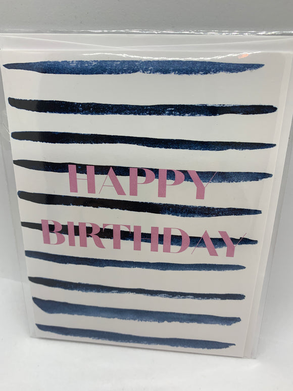 134 ($6) Happy Birthday Stripes
