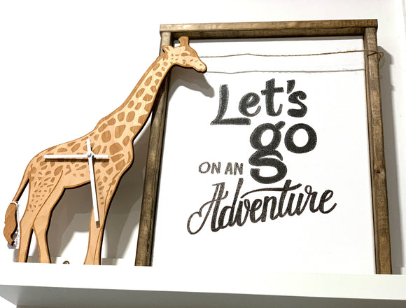 141 ($50) Sign - Let's Go On Adventure