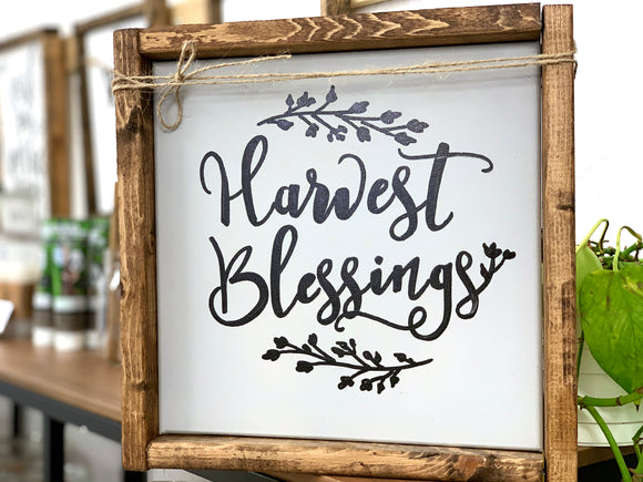 141 ($35) Sign - Harvest Blessings