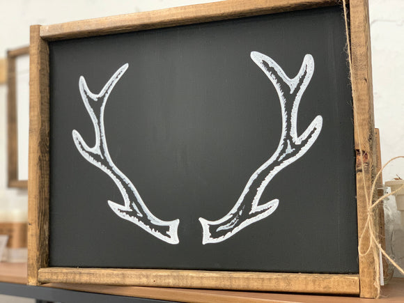 141 ($50) Sign - Stag Antlers
