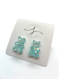 149 ($10) Earrings - Gummy Bears with Glitter