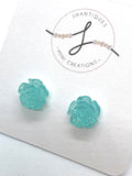 149 ($10) Earrings - Roses with Sparkles