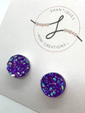 149 ($10) Earrings - Textured Circles - Large