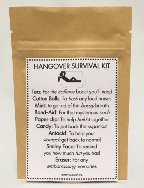 142 ($9) Hangover Survival Kit - Mini