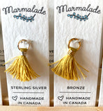 071 ($5) Marmalade - Tassel Charm - Silver