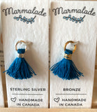 071 ($5) Marmalade - Tassel Charm - Silver