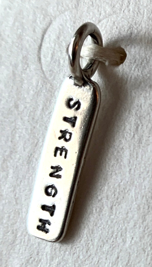 071 ($20) STRENGTH - Teeny Stamped Tag