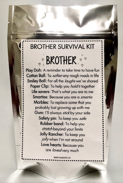 142 ($16) Brother Survival Kit