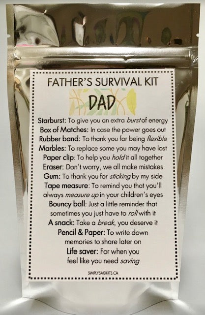 142 ($16) Dad Survival Kit