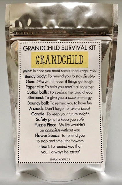 142 ($16) Grandchild Survival Kit