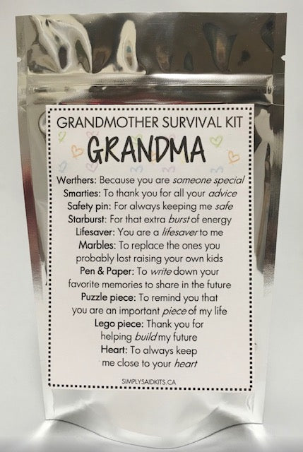142 ($16) Grandmother Survival Kit