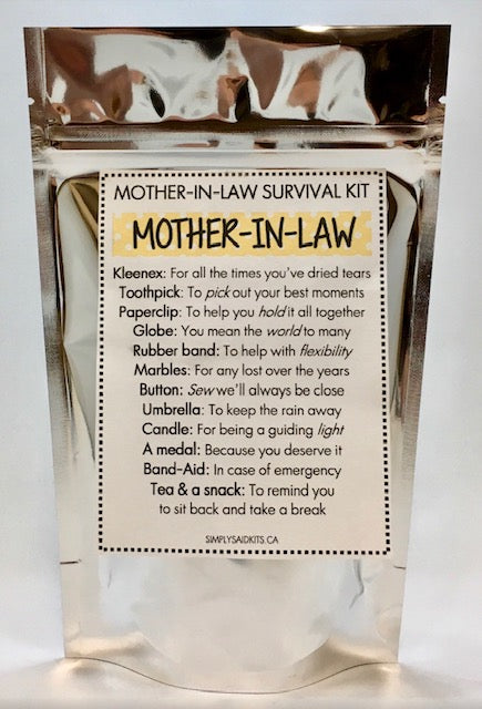 142 ($16) Mother-in-Law Survival Kit