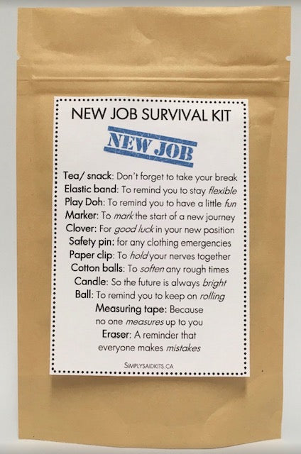 142 ($16) New Job Survival Kit