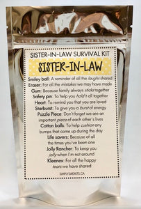 142 ($16) Sister-in-Law Survival Kit