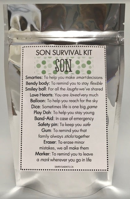 142 ($16) Son Survival Kit