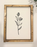 141 ($35) Sign - Flower