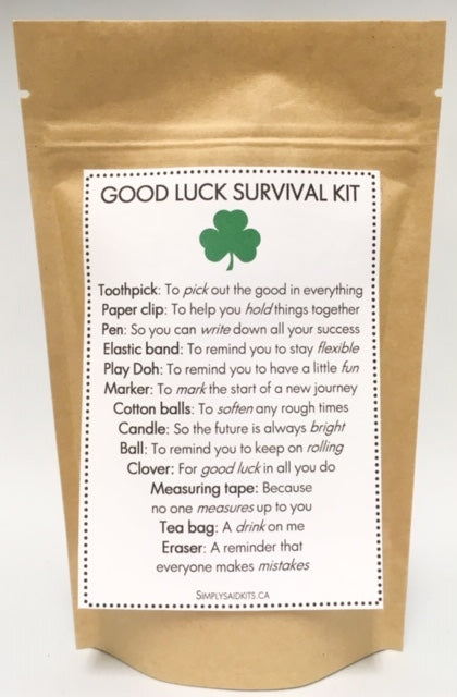142 ($16) Good Luck Survival Kit