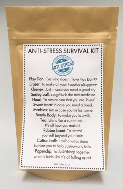 142 ($16) Anti-Stress Survival Kit