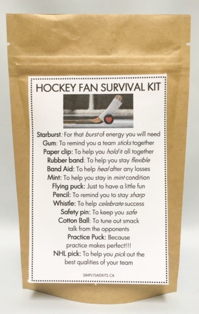 142 ($16) Hockey Fan Survival Kit