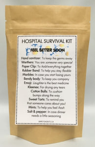 142 ($16) Hospital Survival Kit