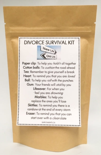 142 ($16) Divorce Survival Kit