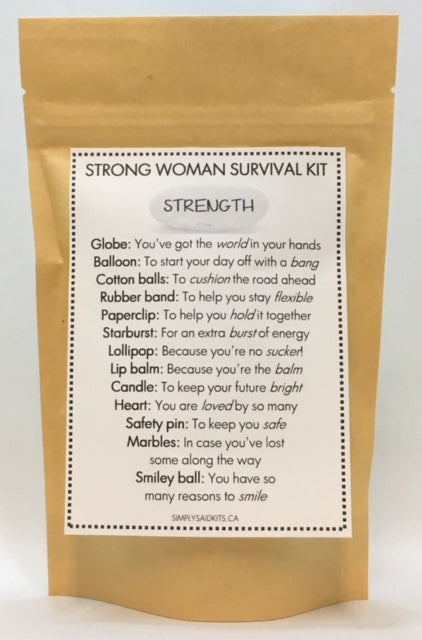 142 ($16) Strong Woman Survival Kit