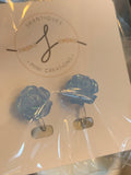 149 ($10) Earrings - Clip Ons - Roses