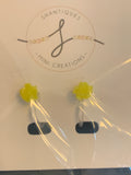 149 ($10) Earrings - Clip Ons - Roses - Tiny